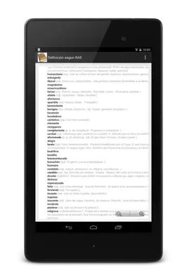 Diccionario Espanol android App screenshot 0