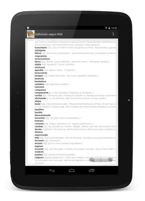 Diccionario Espanol android App screenshot 3