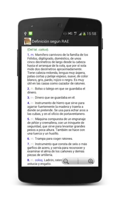 Diccionario Espanol android App screenshot 6